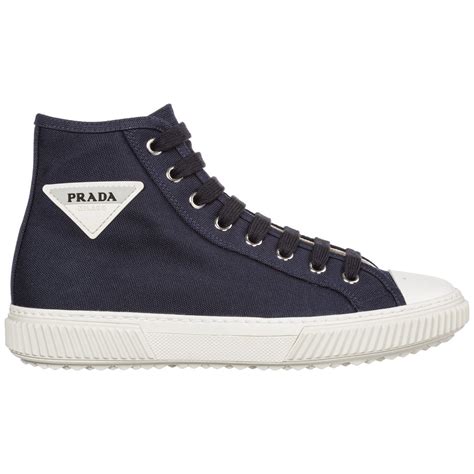 prada herren sneaker blau|prada high top sneakers.